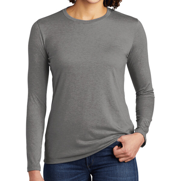 Women's Tri Blend Long Sleeve Tee Dubuque Clothing Co.