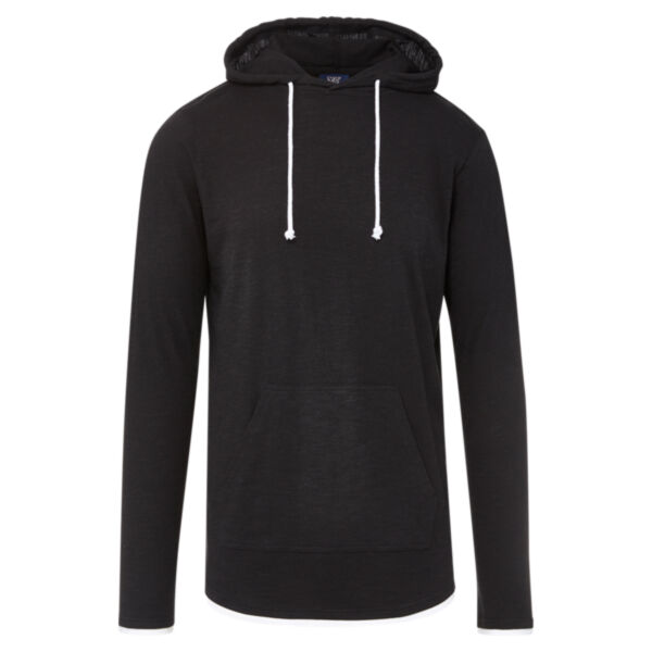 Miles Slub Hooded Long Sleeve T-Shirt Thumbnail