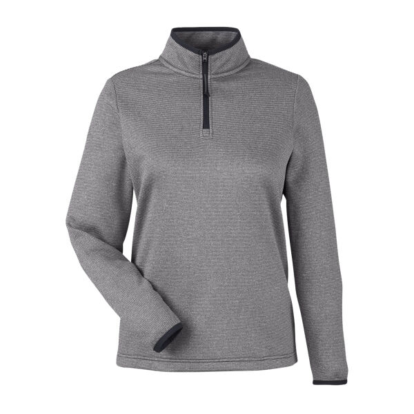 Women's Venture Heathered Stripe Quarter-Zip Pullover Thumbnail