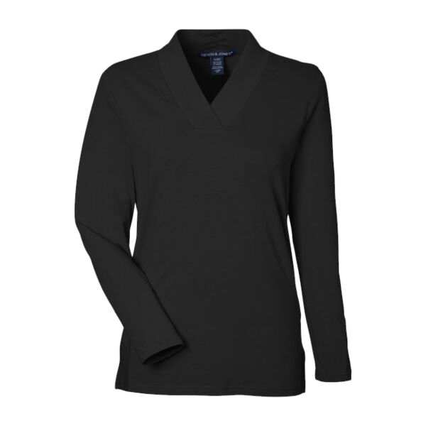Women's Raleigh Shawl Collar Knit Top Thumbnail
