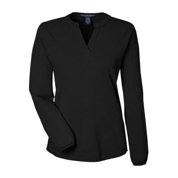 Women's Raleigh Half-Placket Knit Top Thumbnail