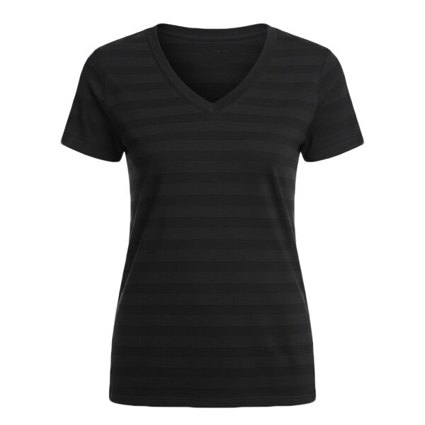 Women's Invisible Stripe V-Neck T-Shirt Thumbnail