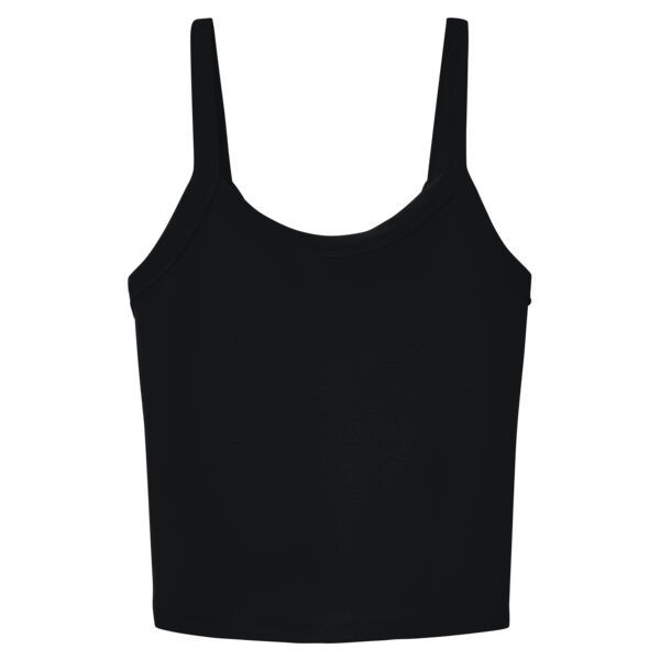 Women's Micro Rib Spaghetti Strap Tank Thumbnail