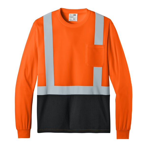 Ansi 107 Class 2 Long Sleeve Mesh Blocked Tee Thumbnail