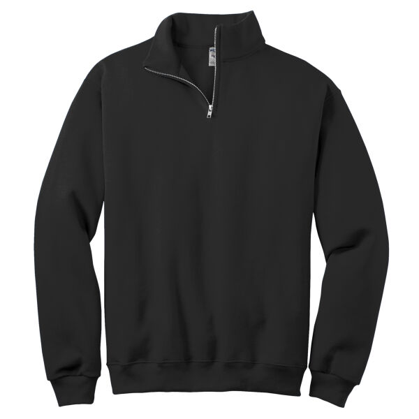 NuBlend ® 1/4 Zip Cadet Collar Sweatshirt Thumbnail