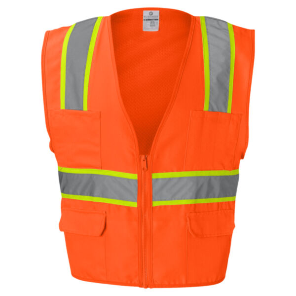 Unisex Ultra-Cool™ Solid Front Vest with Mesh Back Thumbnail