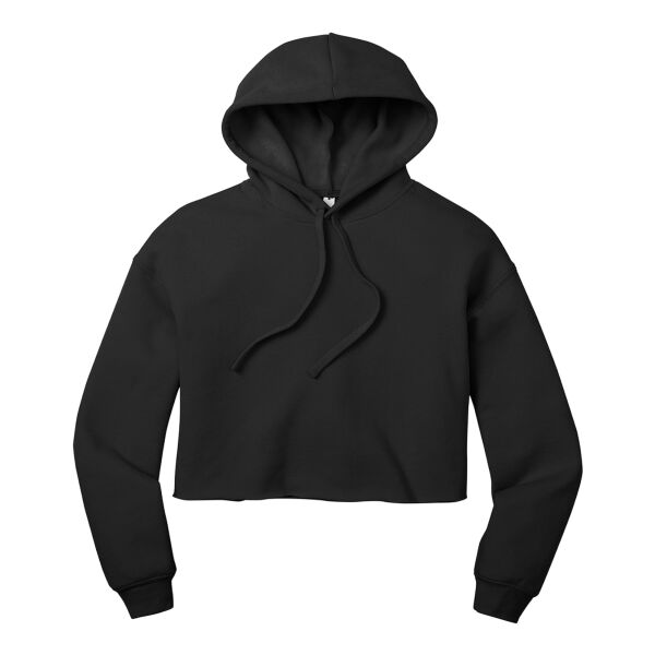 Women's Sponge Fleece Cropped Fleece Hoodie Thumbnail