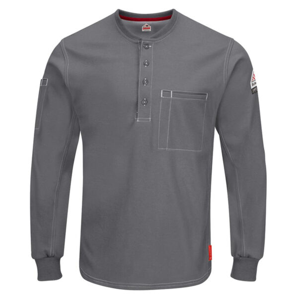 Men's Tall iQ Series® Plus Long Sleeve Henley Thumbnail