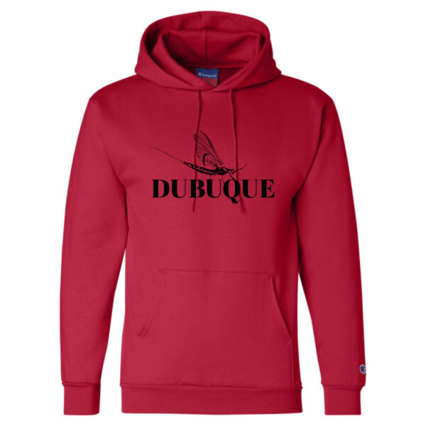 Dubuque Fish Fly Throwback Champion Hoodie Thumbnail
