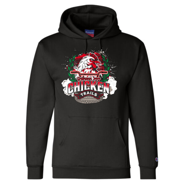 Dubuque Chicken Trails Throwback Champion Hoodie Thumbnail