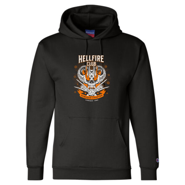 Dubuque HELLFIRE CLUB Vintage Champion Hoodie Thumbnail