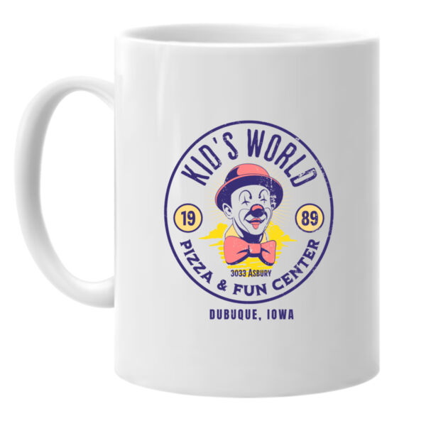Kid's World Pizza & Fun Center Vintage 11oz. Ceramic Mug Thumbnail