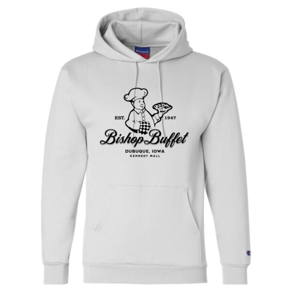 Bishop Buffet Throwback Champion Hoodie Thumbnail