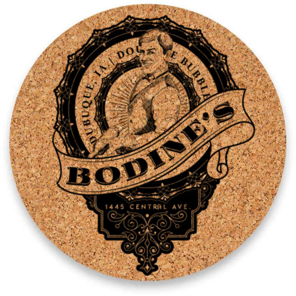 Bodine's Bar Corkboard Coasters Set (4pc) Thumbnail