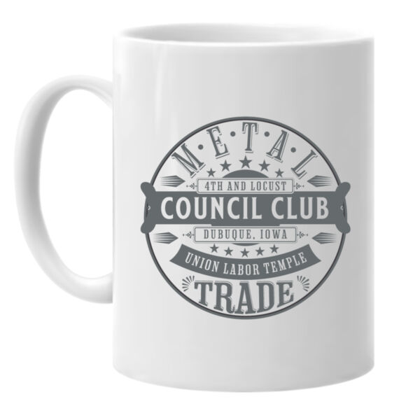 Metal Trade Council Club 11oz. White Ceramic Mug Thumbnail