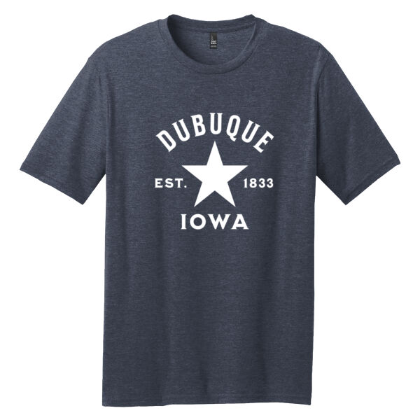 Dubuque, Iowa White Star T-Shirt Thumbnail