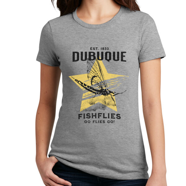 GO FLIES GO Fish Fly Sports Throwback Women's T-Shirt Thumbnail