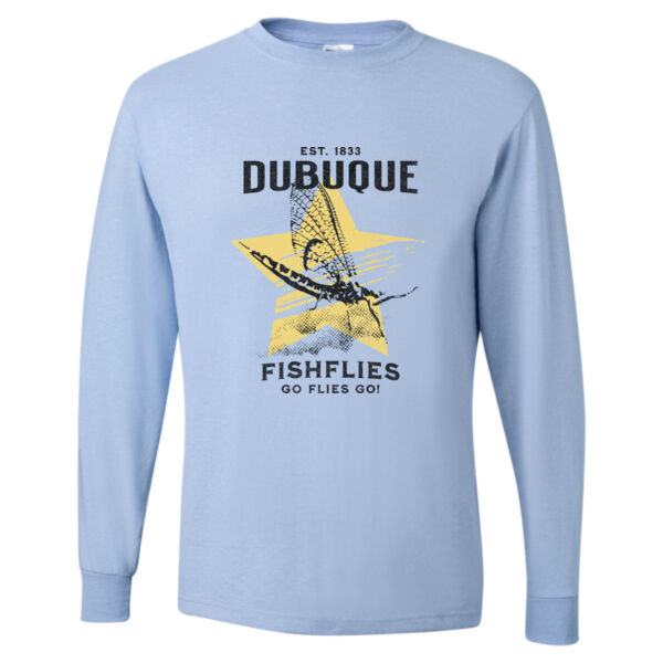 GO FLIES GO Dri-Power® Long Sleeve 50/50 T-Shirt Thumbnail