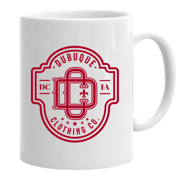 Dubuque Clothing Co. Crest Ceramic Mug Thumbnail