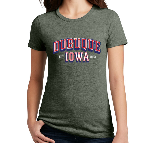 Dubuque Sports Throwback Women's T-Shirt Thumbnail