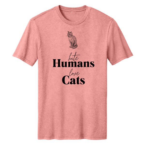 Hate Humans, Love Cats T-Shirt Thumbnail