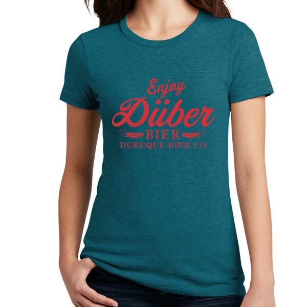 Enjoy Duber Bier Women's Throwback T-Shirt Thumbnail