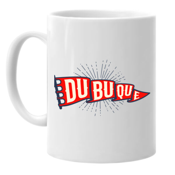 Flying Flag of Dubuque 11oz Mug Thumbnail