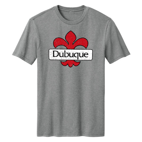 Dubuque Fleur-de-lis Throwback T-Shirt Thumbnail