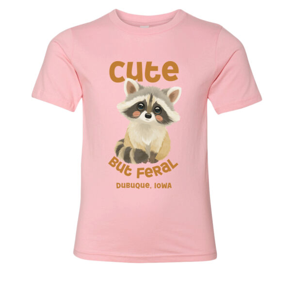 Cute But Feral, Dubuque Youth Comfort Tee Thumbnail