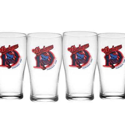 Dubuque Packers Baseball Limited Edition 16oz. Premium Beer Glasses (Set of 4) Thumbnail
