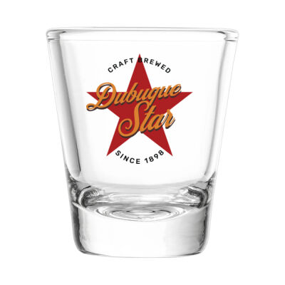 Dubuque Star 1.75oz Shot Glass Thumbnail