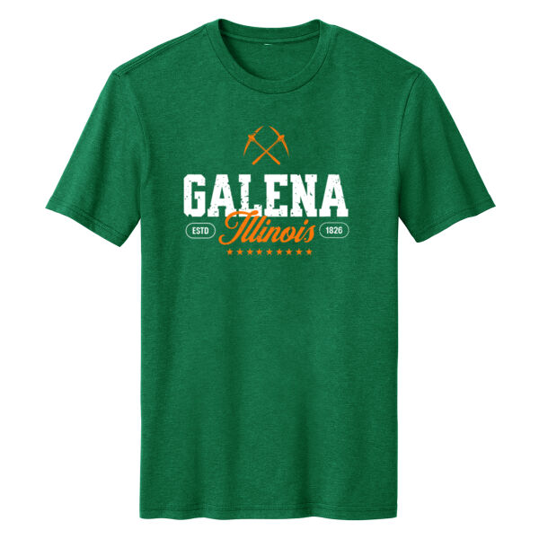 Galena, Illinois Mining Throwback T-Shirt Thumbnail