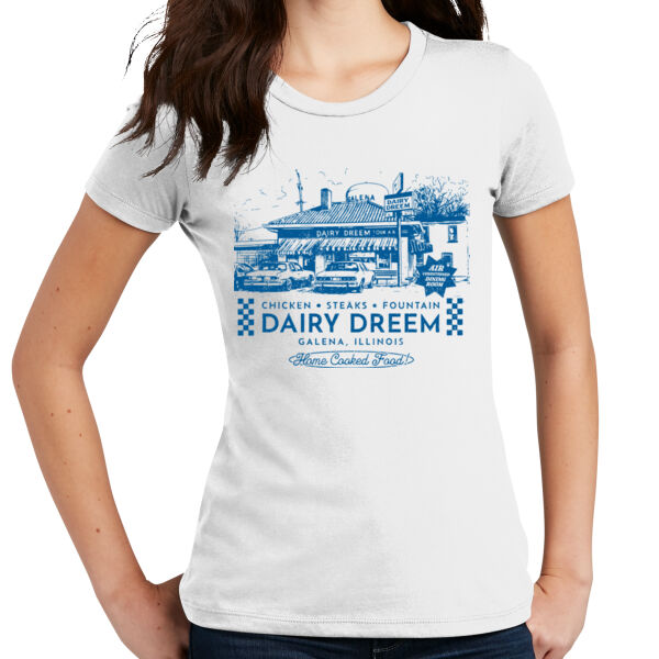  Dairy Dreem, Galena, Il. Retro Women's T-Shirt Thumbnail