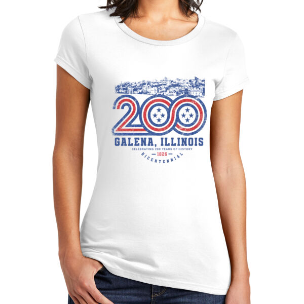 Galena, Illinois, 200 Year Bicentennial Celebration Women's Fitted T-Shirt Thumbnail