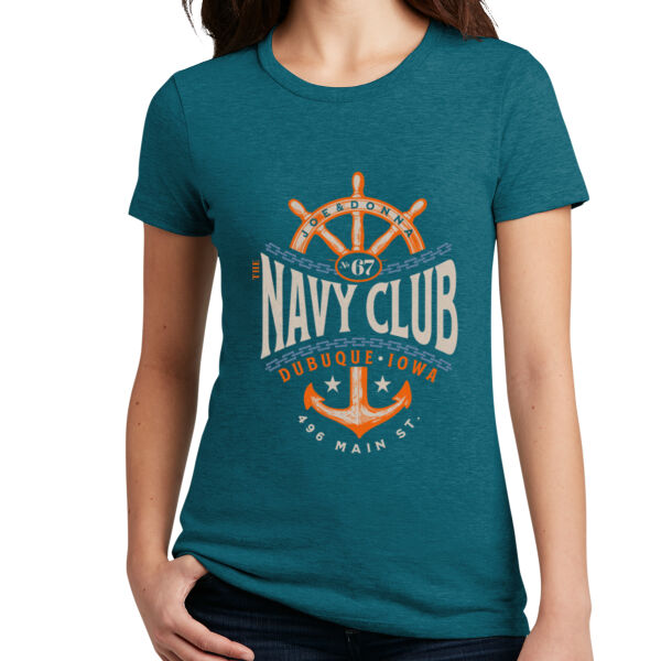 The Navy Club, Ship No. 67 Throwback Women's T-Shirt Thumbnail