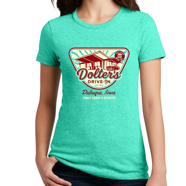Dolter's Fast-Food Drive-In Throwback Women's T-Shirt Thumbnail