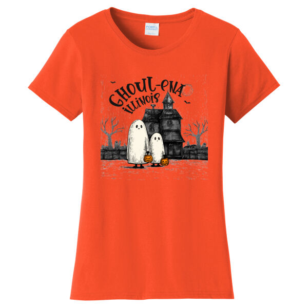 GHOUL-ENA, Illinois Women's Halloween T-Shirt Thumbnail