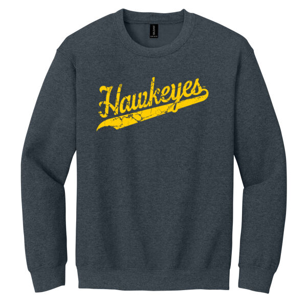 Iowa Hawkeyes Heavy Blend Crewneck Sweatshirt C.C. Thumbnail